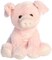 Aurora® Cuddly Pig Stuffed Animal - Cozy Comfort - Endless Snuggles - Pink 14 Inches